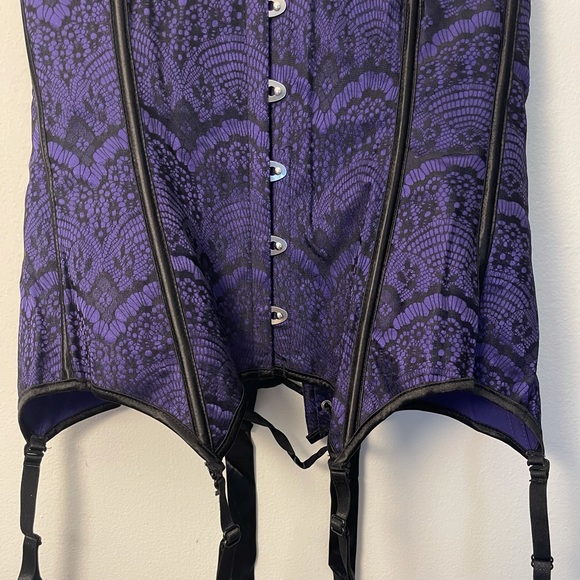 Adore Me Purple Corset Top 2x - Picture 3 of 6